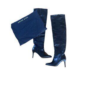 NEW nine Bing Tall Boots Over The Knee Round Toe Boots Size 37